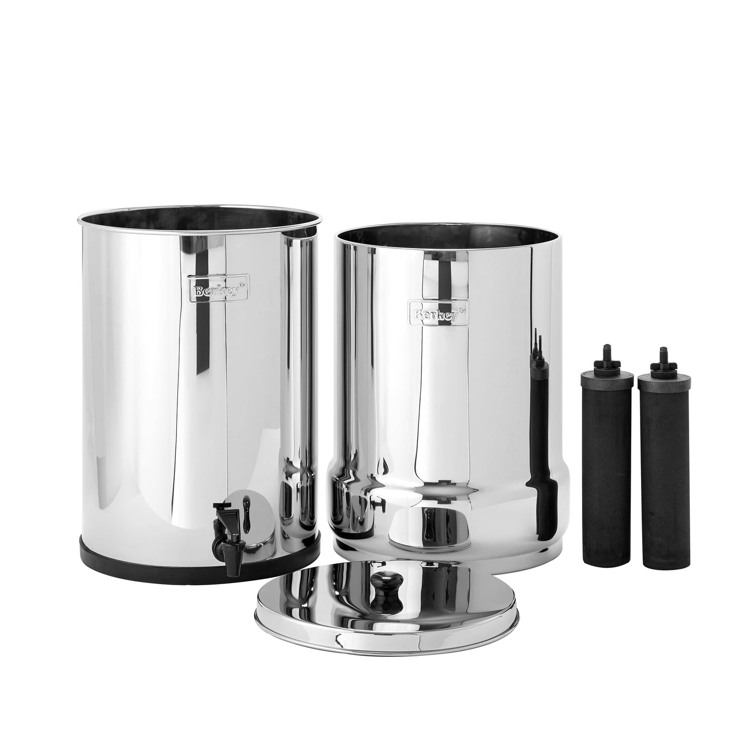 Crown Berkey® System 22.7L, inclusief 2 black berkey (schoonheidsfoutje, lagere prijs