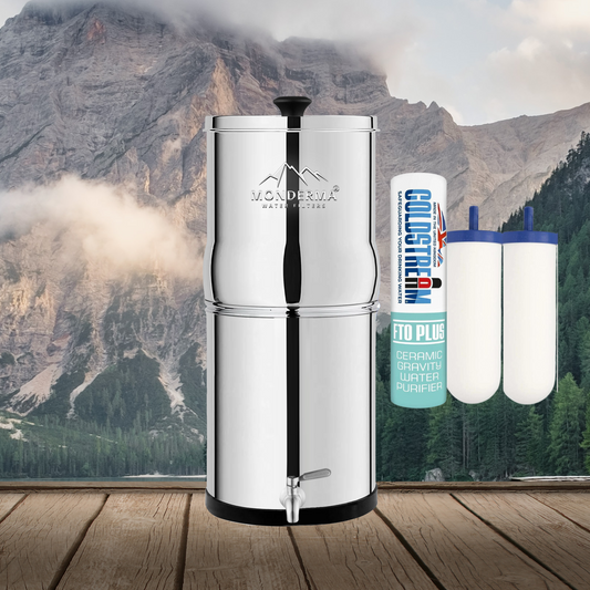 Monderma WaterFilter | 8.5 liter - 2x FTO+ Filters
