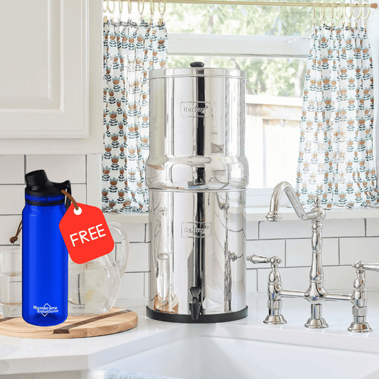 Système Royal Berkey® 12,5L  – Inclut 2 filtres Black Berkey® et une gourde Membrane Solutions offerte