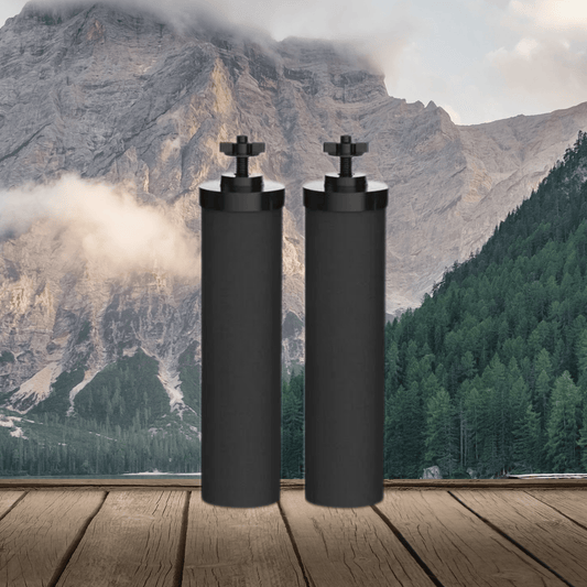 Monderma BlackFilter - MD-black-filter-x2, adaptés à Berkey, British Berkefeld et ProOne