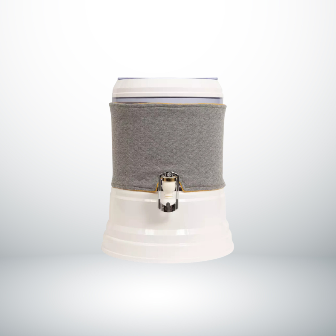 Fontein Eva 7L | Beschermings Hoes Voor Onderbak (plastic en glas) - kleuren lichtgrijs en geel