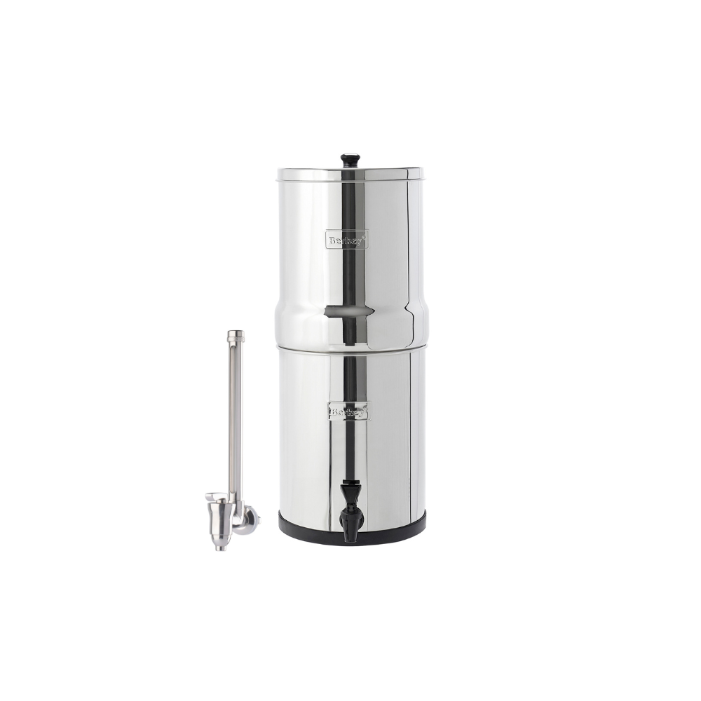 Travel Berkey® 5.6 liter + Berkey® Water View 7 inch Spigot