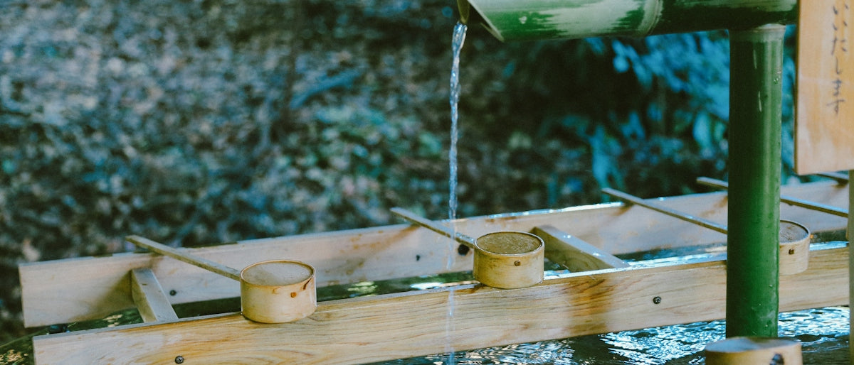 a close up of a water fountain being filled with water