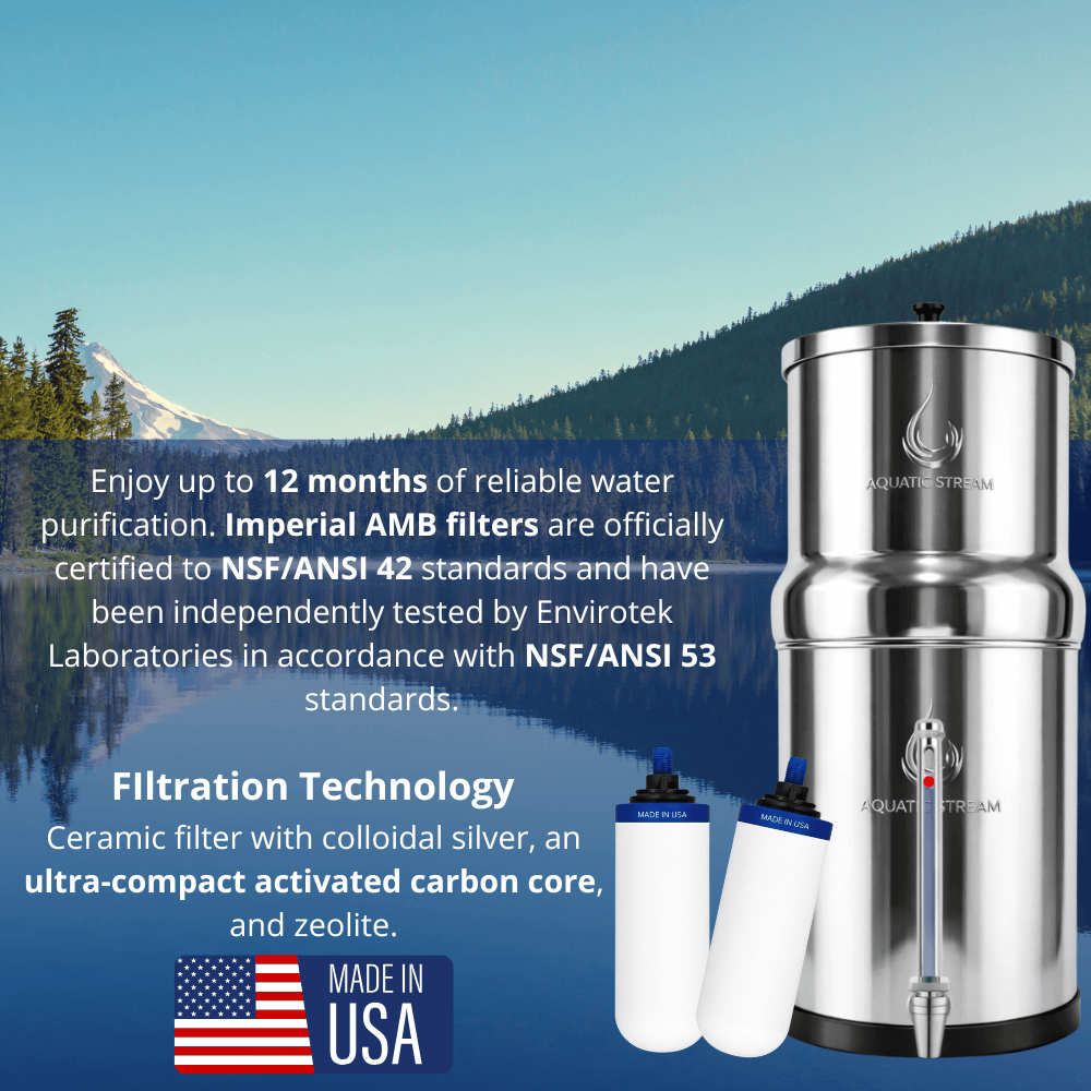 Aquaticstream Aquaticstream Water Filter Imperial™ AMB Hoogwaardige Keramische Filters – Set van 2