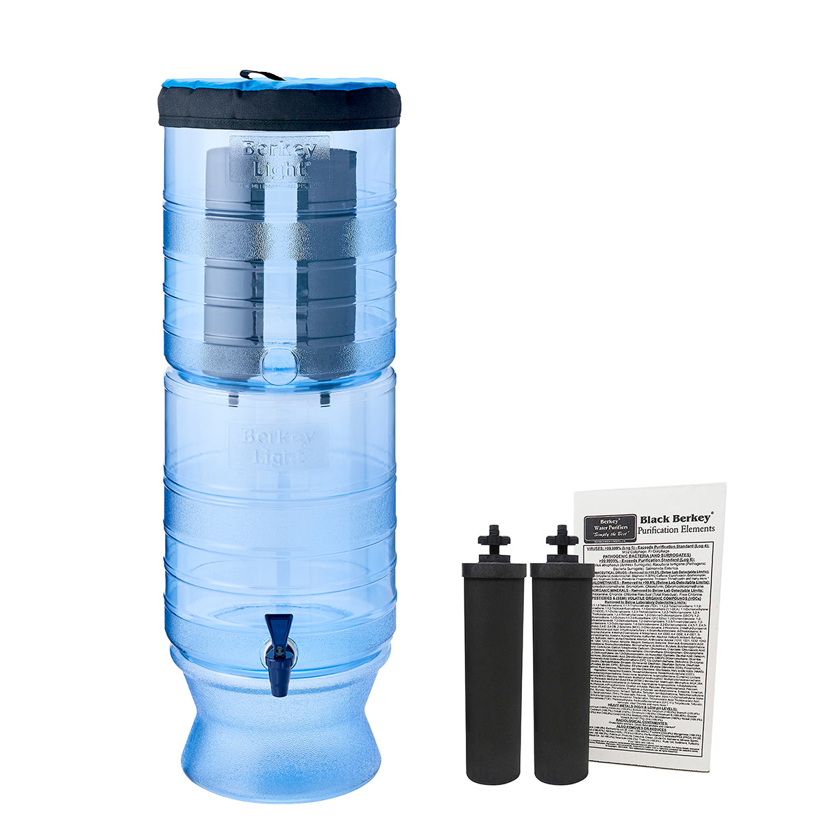 Berkey® Light™ 10,4 liter - 2 BLACK BERKEY® filters - Ref BL4X2-BB