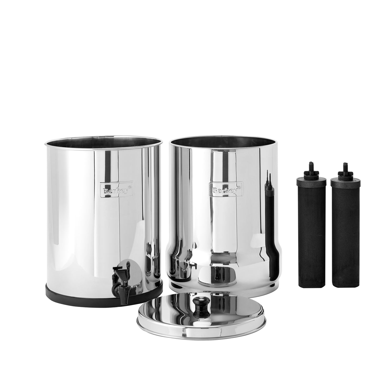 Big Berkey® Kit | 7 inch Spigot - Berkey base + PF-2 Filters