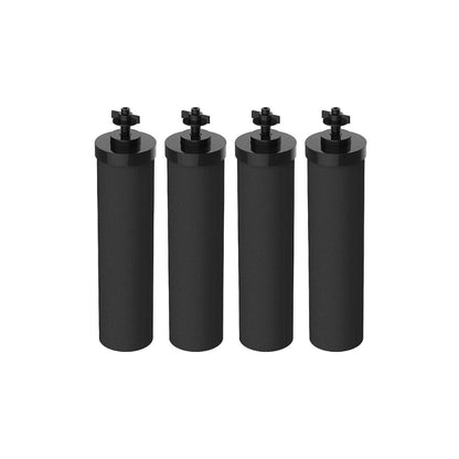Monderma Black Filters - MD-black-filter-x4, Suitable for Berkey, British berkefeld and ProOne