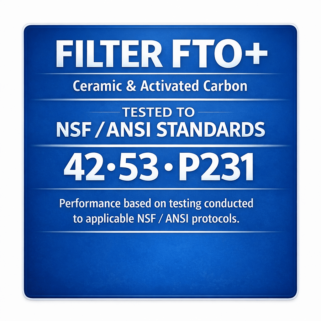 Aquaticstream 8.5L Gravity Filtration System™ | Coldstream FTO+ Filters + 7" Stainless Steel WaterView + Standaard