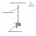 Aquaticstream 8.5L Gravity Filtration System™ | CarbonFlow Black Filters + 7 inch RVS Waterview