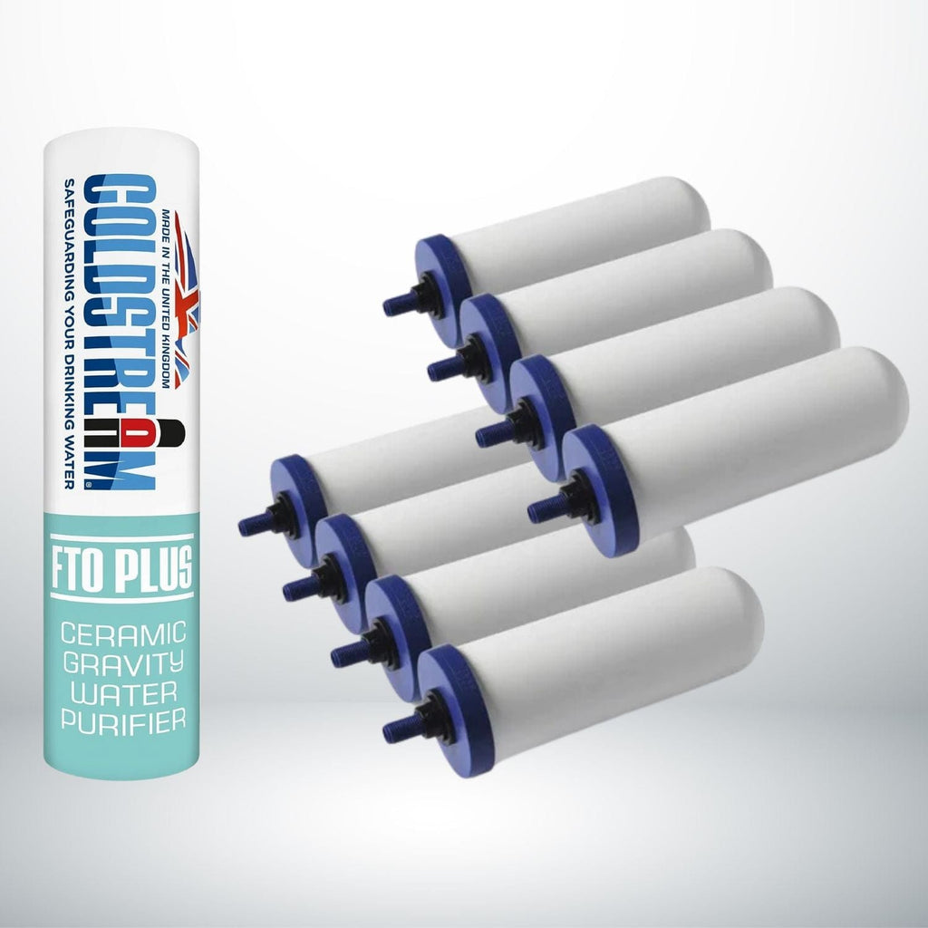 coldstream Coldstream Water Filter Cartridges Coldstream | FTO Filters - x8 - Geschikt Voor British Berkefeld, berkey, ProOne en Monderma
