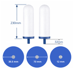 Aquaticstream 8.5L Gravity Filtration System™ | Coldstream FTO+ Filters