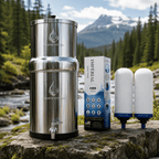 Aquaticstream Aquaticstream Water Filter Aquaticstream 8.5L Gravity Filtration System™ | Imperial™  AMB Filters +  7" Stainless Steel WaterView | Levensduur filter: 12 maanden of 6.000L