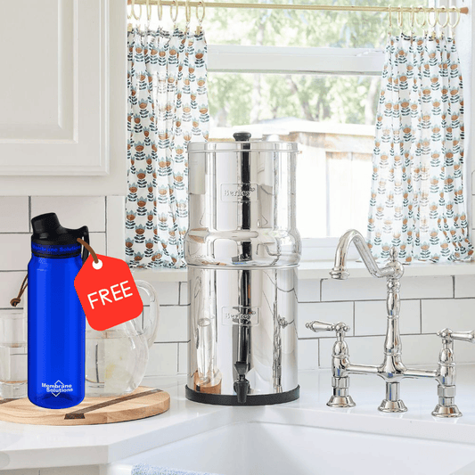 Système Big Berkey® 8,5 L – Inclut 2 filtres Black Berkey® et une gourde Membrane Solutions offerte