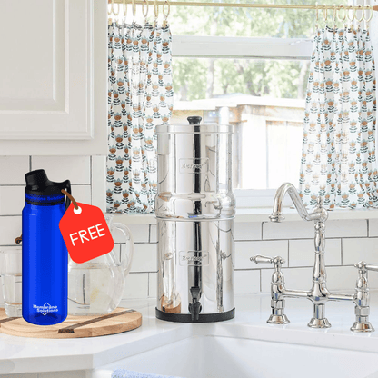 Travel Berkey® System 5.6L, including 2 black berkeys