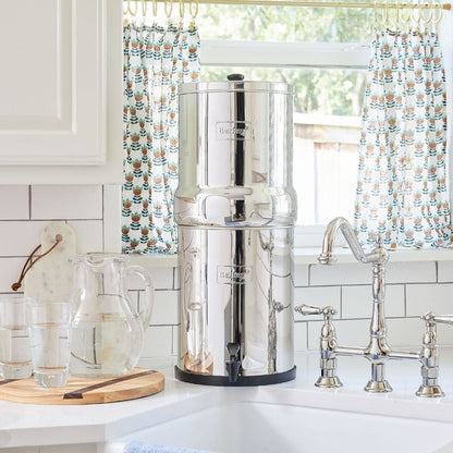 Royal Berkey® System 12.5L, including 2 black berkeys + Free Membrane solutions Filter bottle