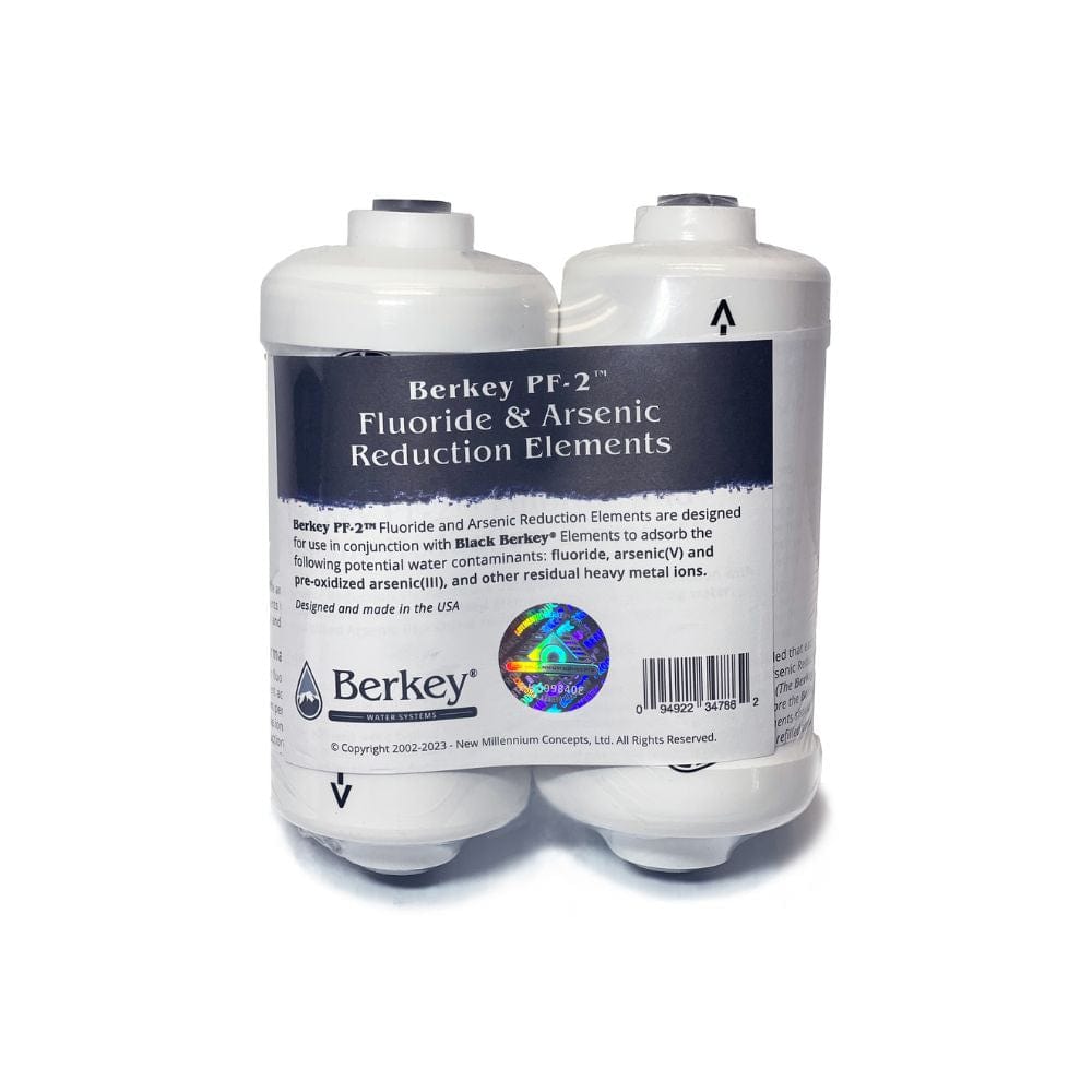 Originele Berkey® PF-2 Fluoride & Arsenicum filterelementen (set van 2 stuks)