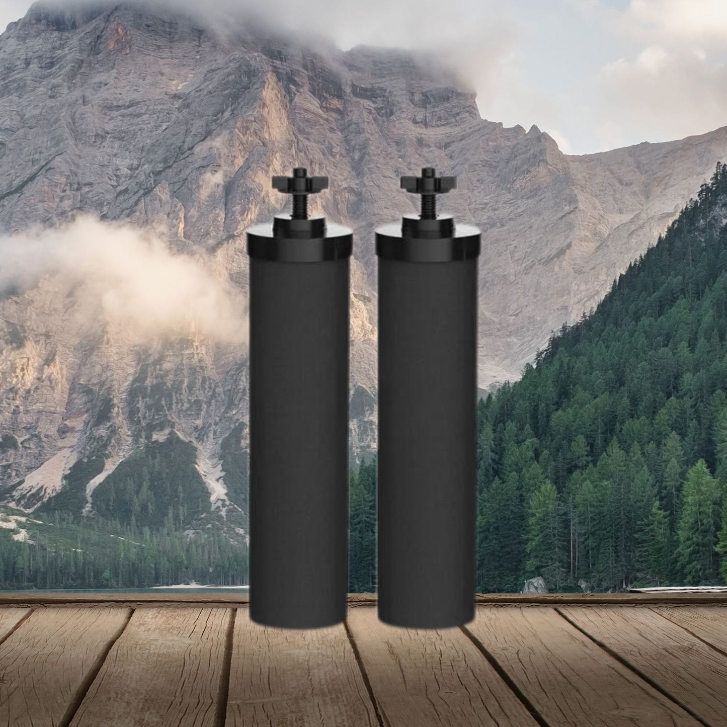 Monderma Black-filters - MD-black-filter-x2, Geschikt voor Berkey, British berkefeld and ProOne