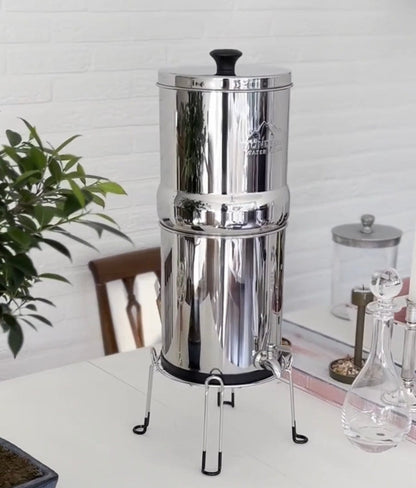 Monderma waterfilter max big 8.5L met 2 FTO+ Filters Kijkkraantje en Base