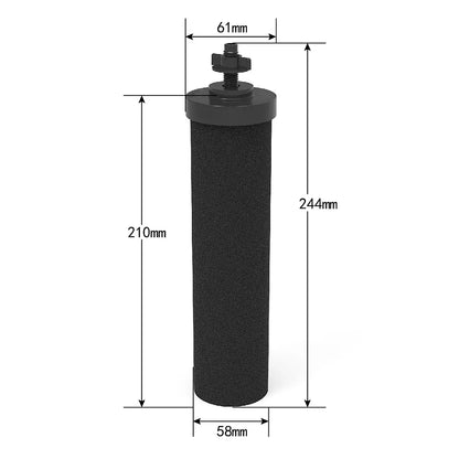 Monderma Black Filters - MD-black-filter-x2, Suitable for Berkey, British berkefeld and ProOne