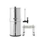 Berkey Berkey Water Filter set Royal Berkey®  Set: Waterfilter 12,3L + Kijkglaskraantje plastic + Standaard