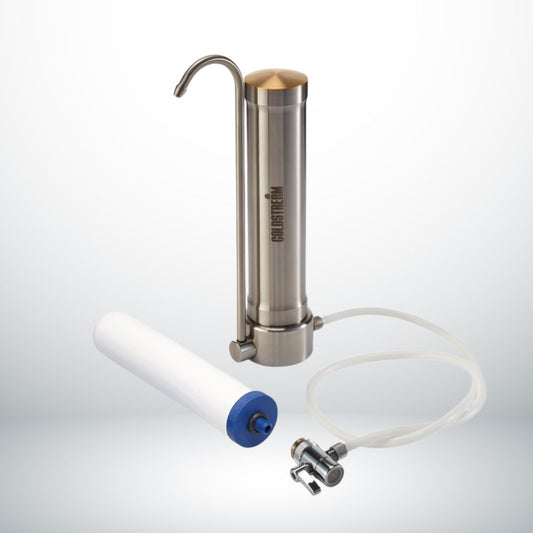 Coldstream | CA003 Countertop Water Filtration System, Stainless Steel